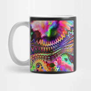 Fractal Aurora Borealis Mug